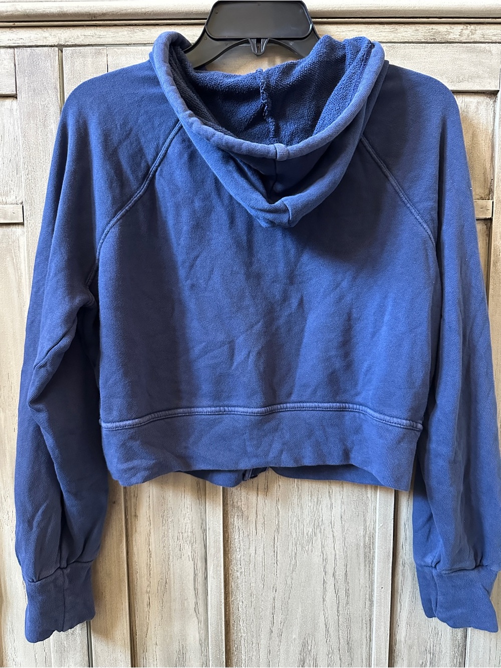 Aerie Offline Zip Up Hoodie Navy Small S Full Zip Women’s Top Sweater - Great - Picture 5 of 5